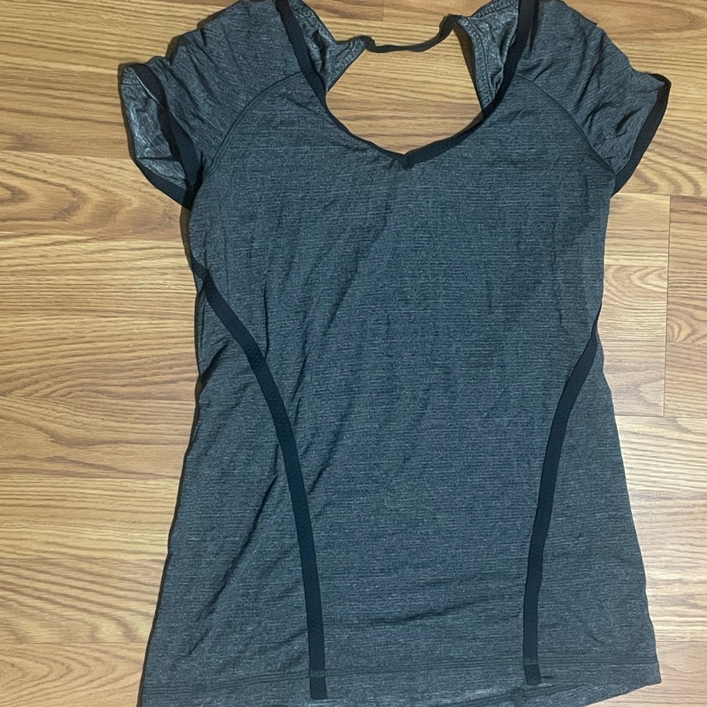 Gray Active Lululemon Top